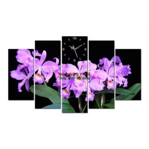 Tranh bộ nghệ thuật 5 tấm Flowers DH596A (kích thước 150cmx90cm)-0