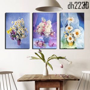 Tranh bộ nghệ thuật bình hoa DH2230A-0